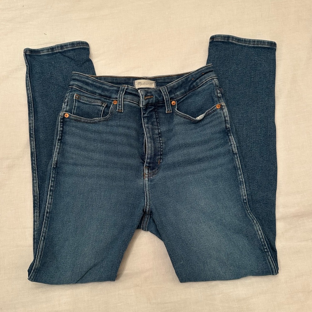 Madewell Curvy Stovepipe Jeans Size 29 - Picture 4 of 7